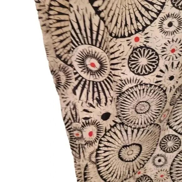 Soybury Women's White & Black Poly Caftan Swim Cover Up - Picture 6 of 13